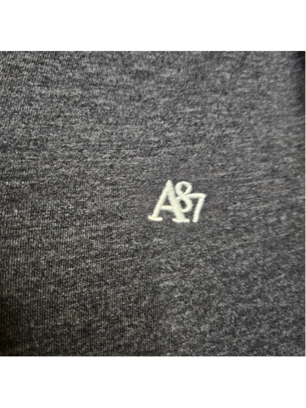 Aeropostale Large Gray Heather Lightweight Polo Shirt